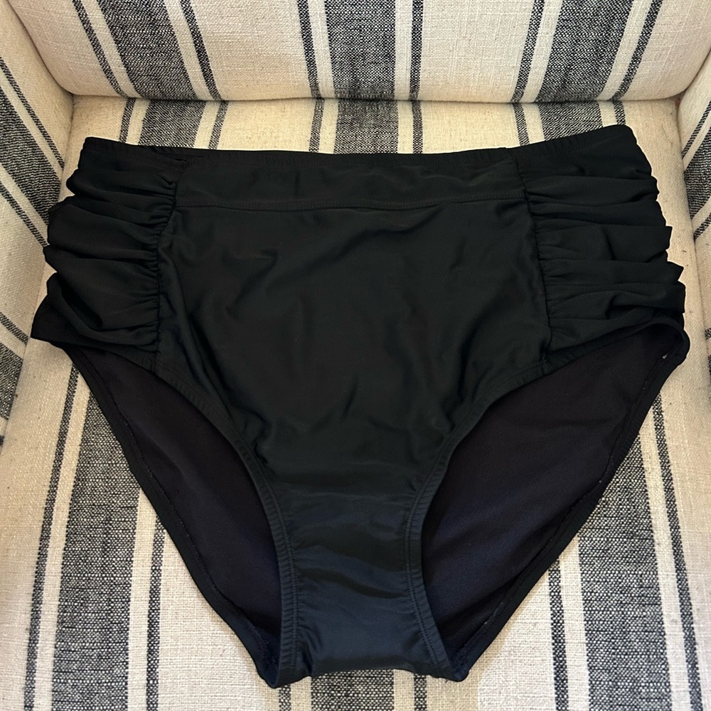 Kona Sol Black Bikini Bottoms